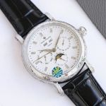 Patek Philippe Calatrava CH 29-535 Movement Silver Engraved Case 42mm Men Watch